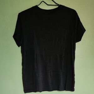 Black Ribbed T